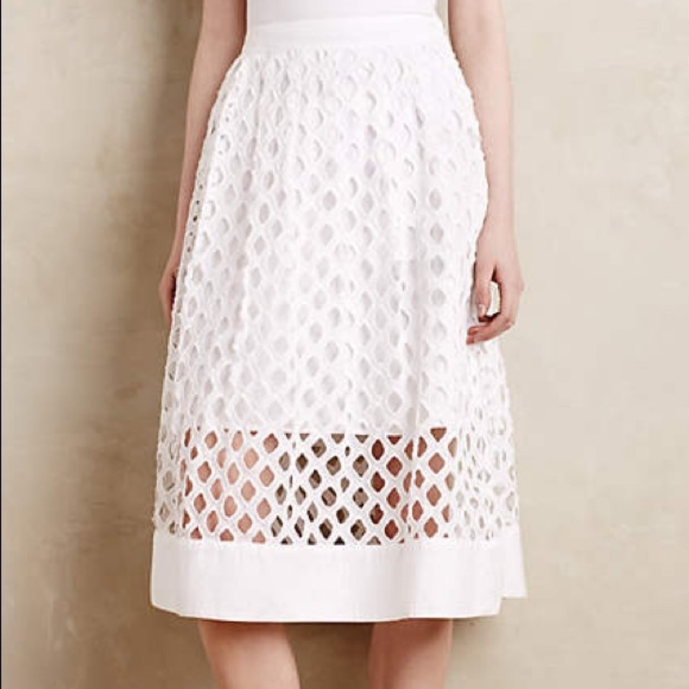 Anthro midi skirt size 2